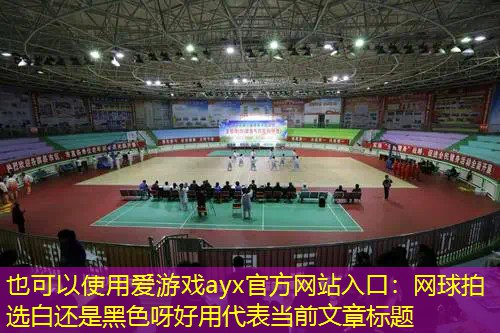 愛游戲ayx官方網(wǎng)站入口：網(wǎng)球拍選白還是黑色呀好用